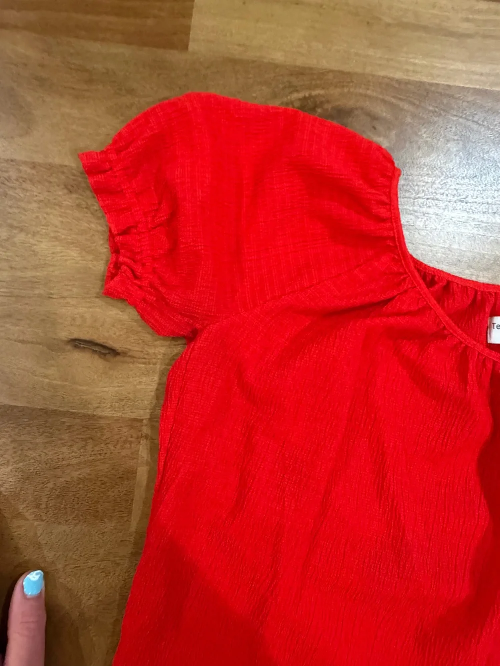 Madewell bright red